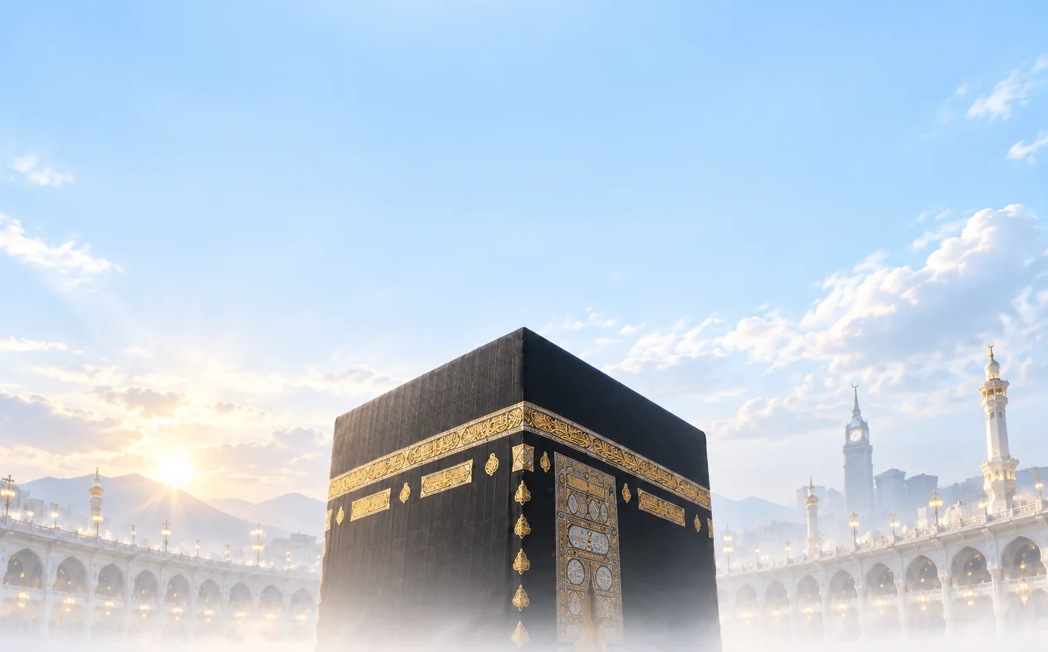 Ka'bah dan pelataran Masjidil Haram